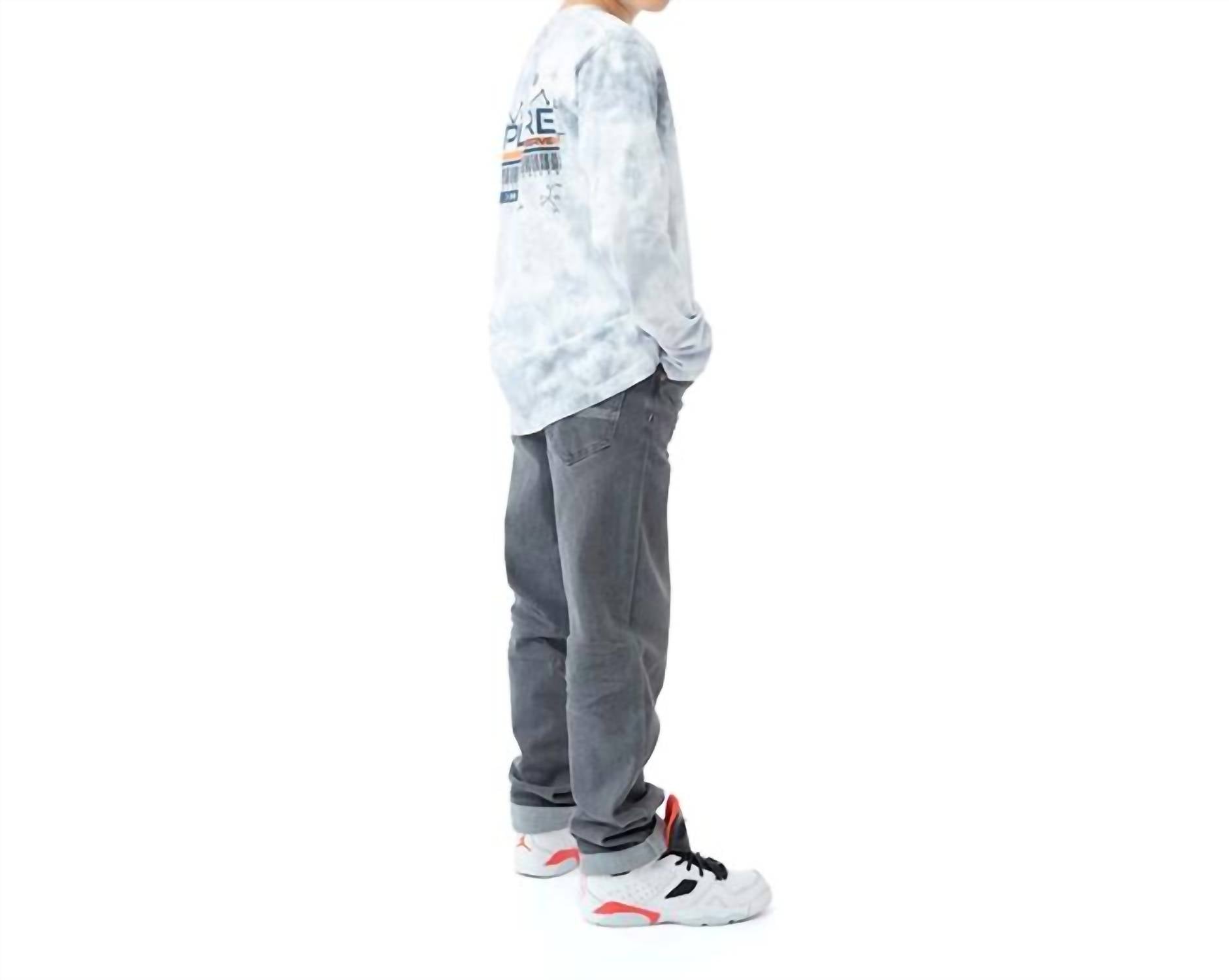 Noruk Collection - Boy's Multi-pocket Stretch Denim Pants
