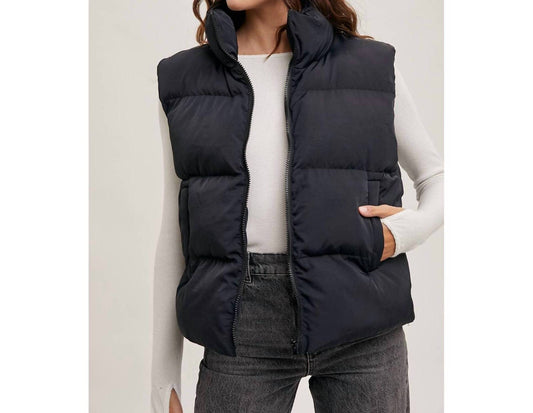Bluivy - Zip Front Puffer Vest