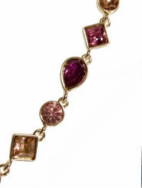 Accessories To Go - Women's Gemstone Glow Layering Necklace