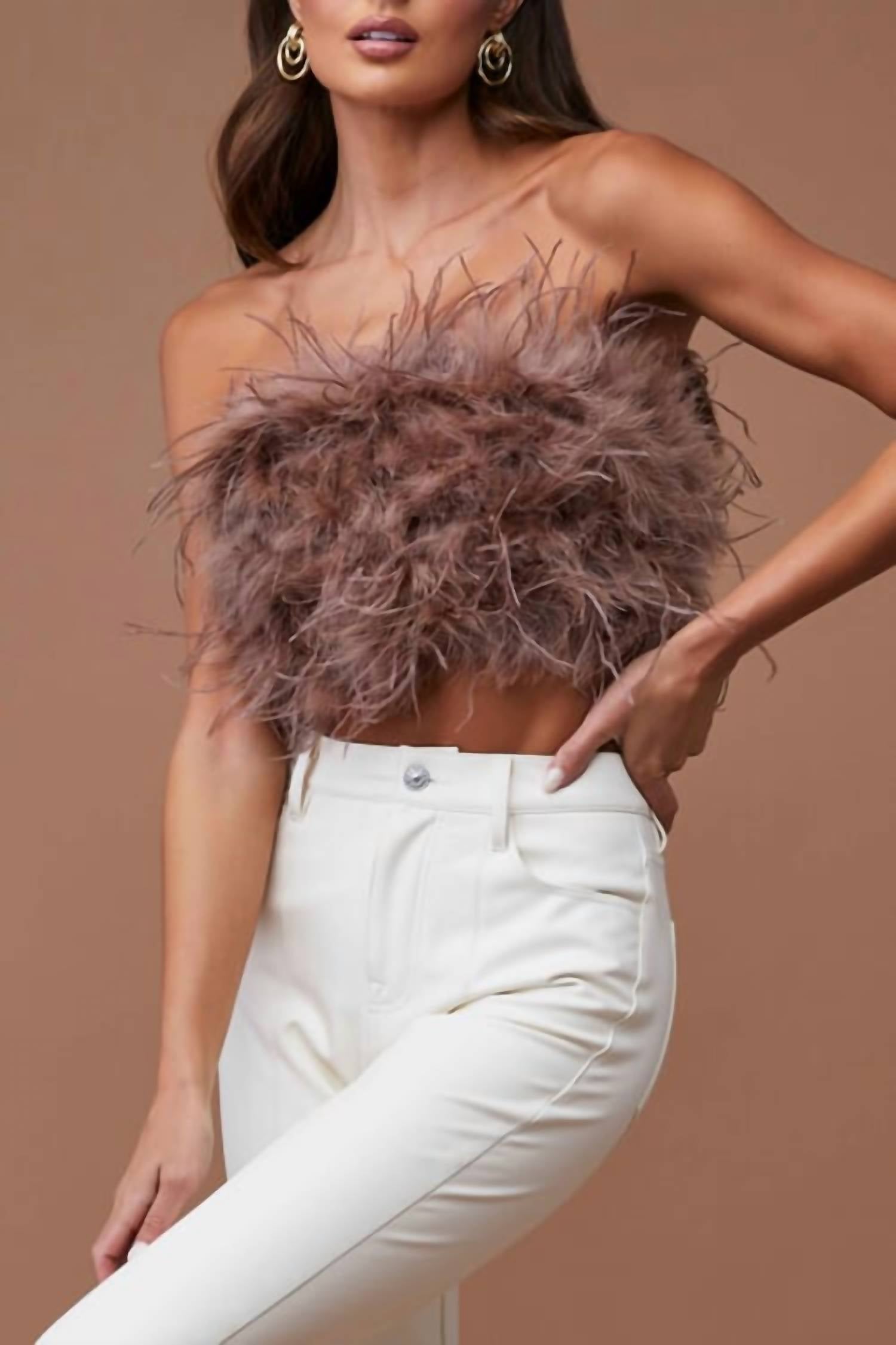 Lamarque - Zaina Feather Bustier