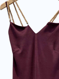 Sheri Bodell - Women's Metal Strap Midi Dress