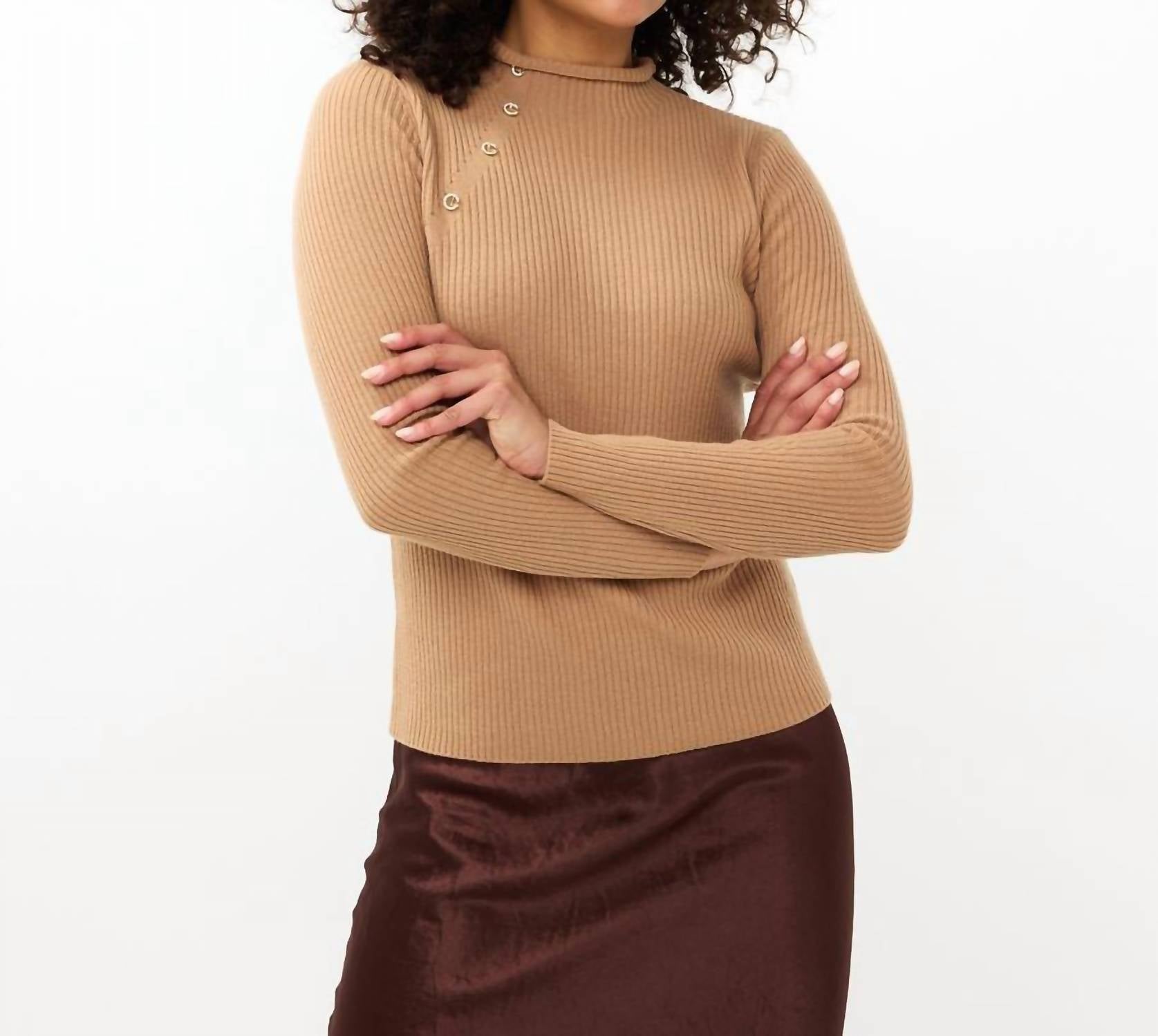 Esqualo - Button Sweater