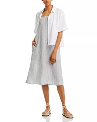Eileen Fisher - Square Neck Linen Dress