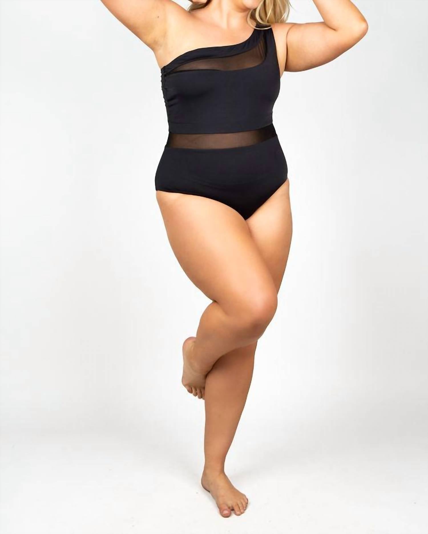 Nomads - Coast One Shoulder One-piece Swimwear - Plus