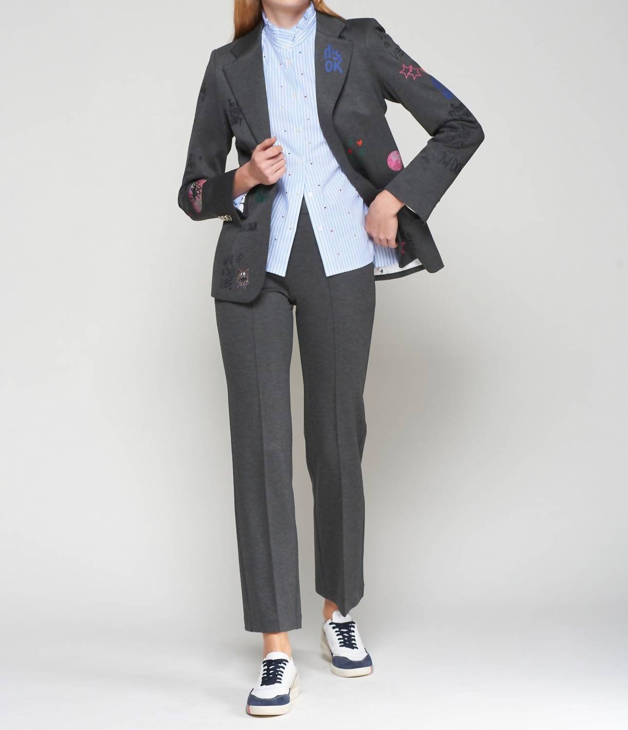 Vilagallo - Carla Structure Straight Leg Trouser