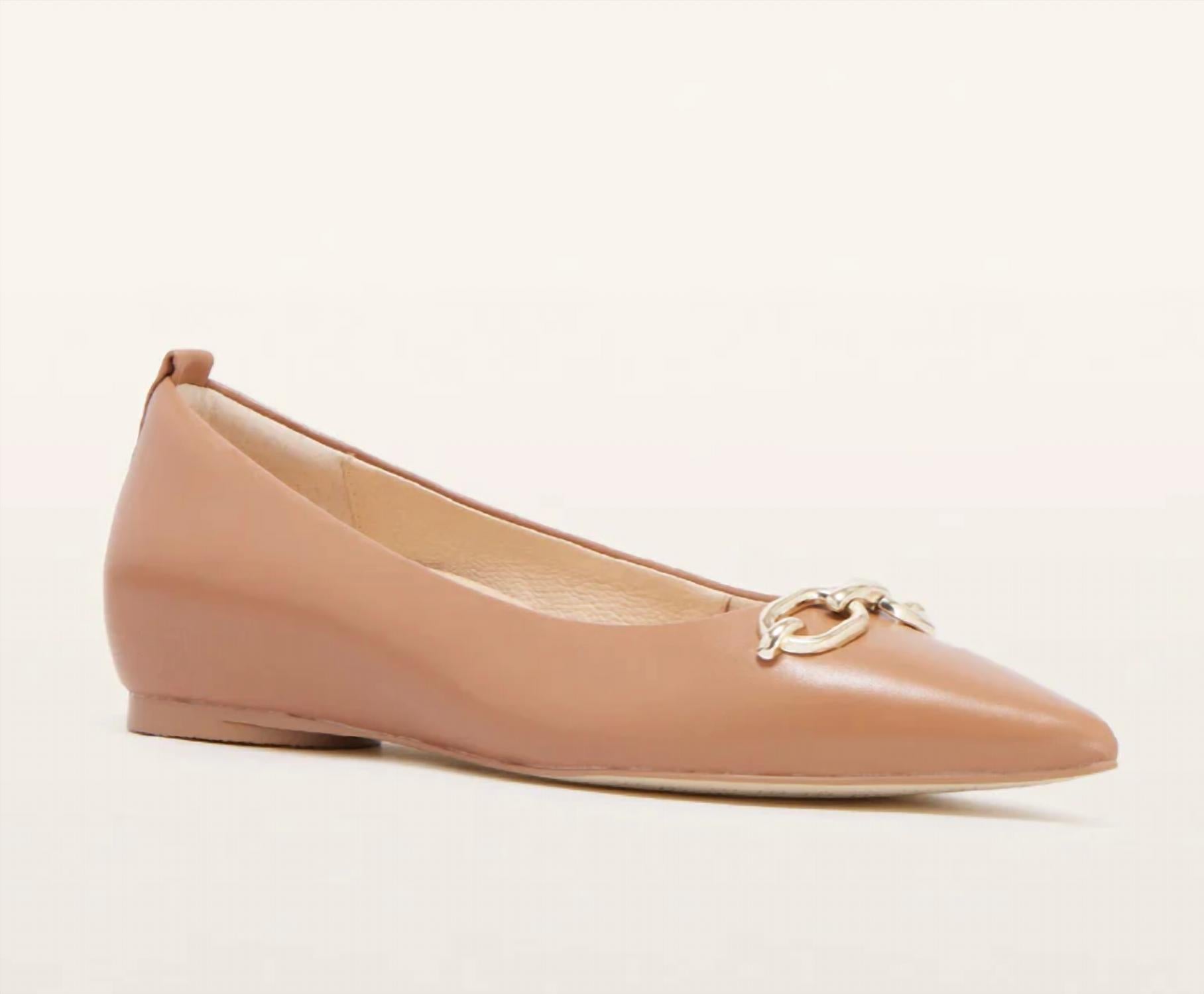 FRANKIE4 Women's London Leather Ballet Flats in tan - women's flats