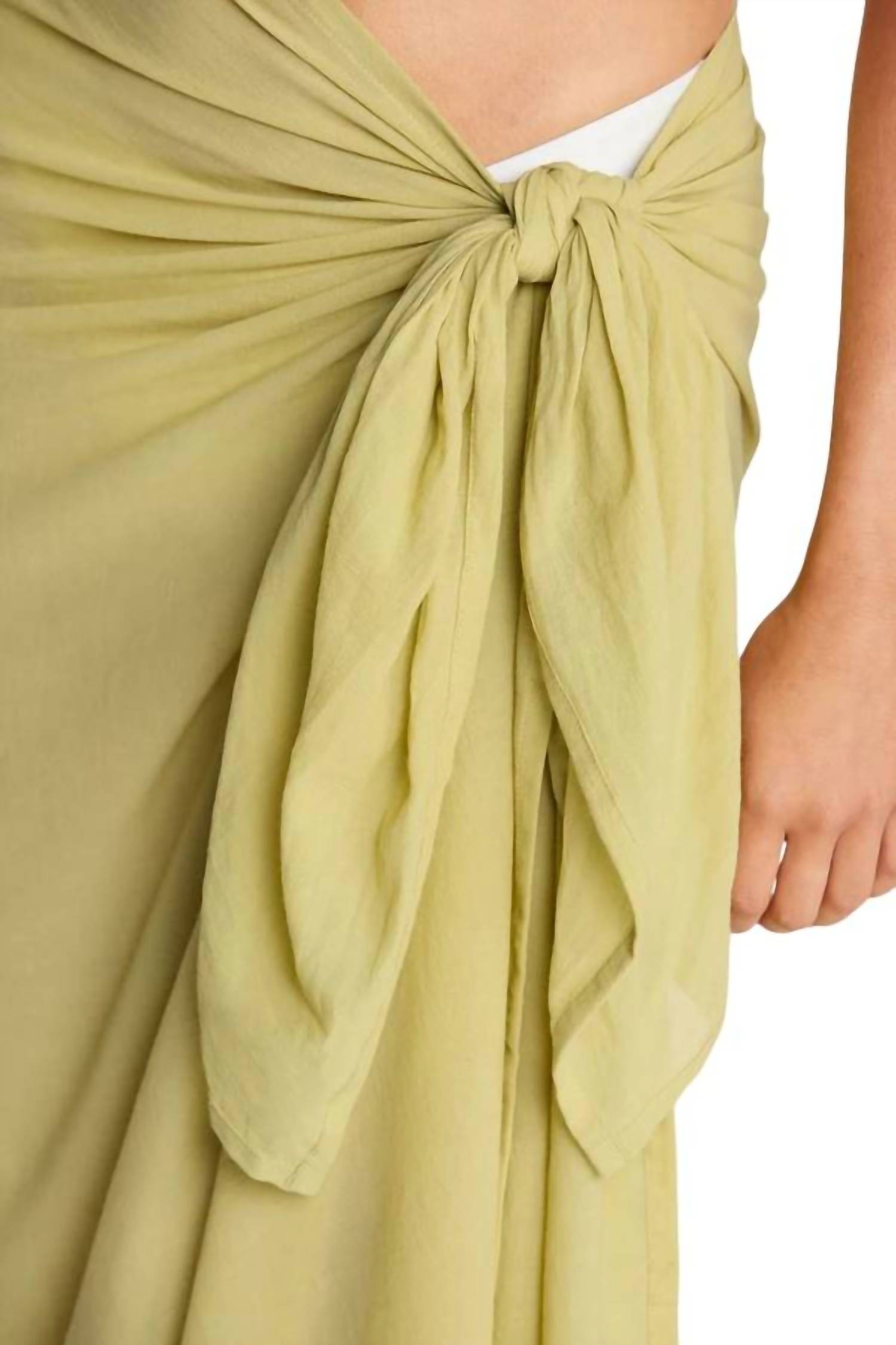 MIKOH AHE SARONG in honeydew - women's swimwear - view 4