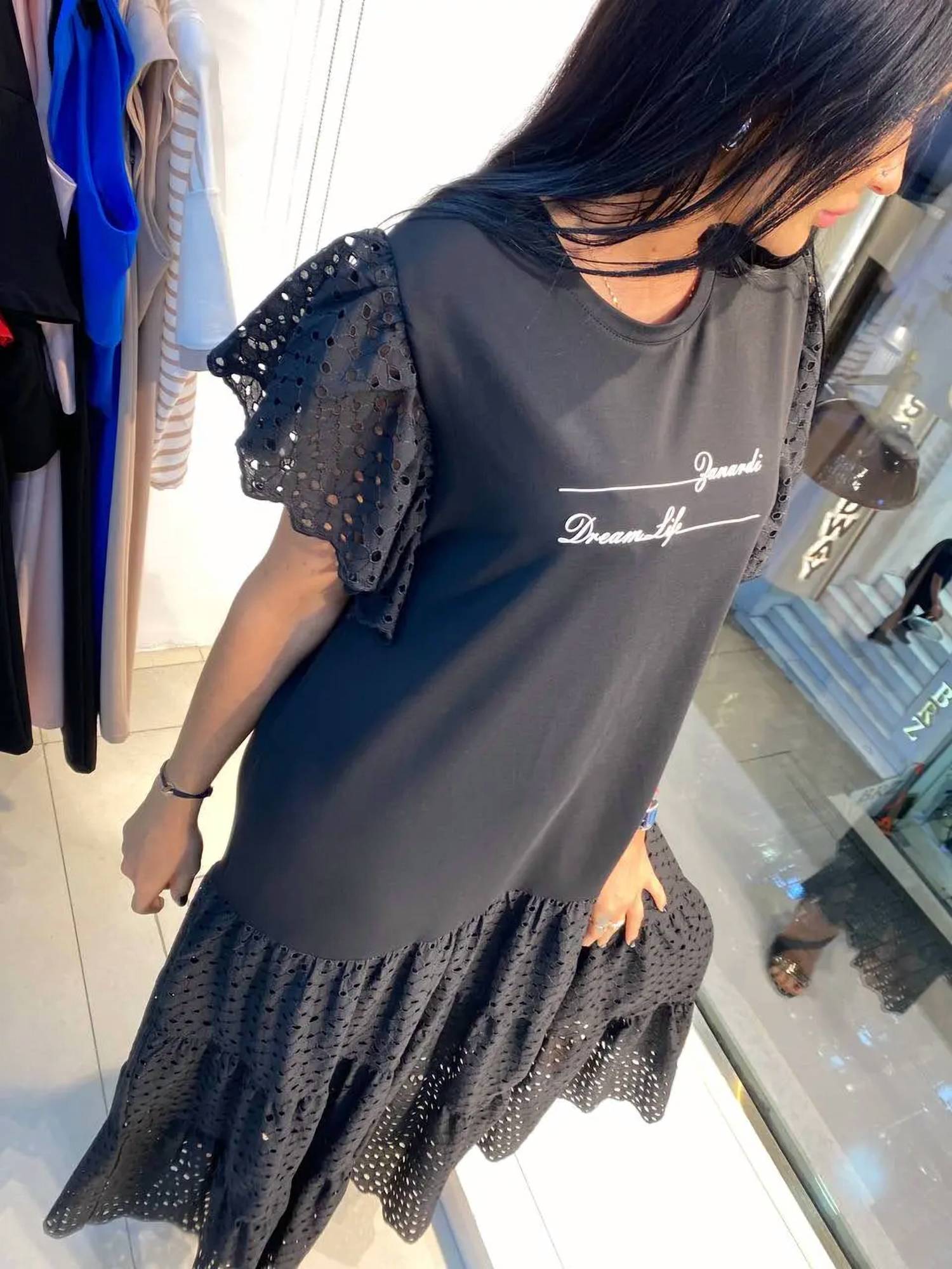 Zanardi - Long Dress With Lace