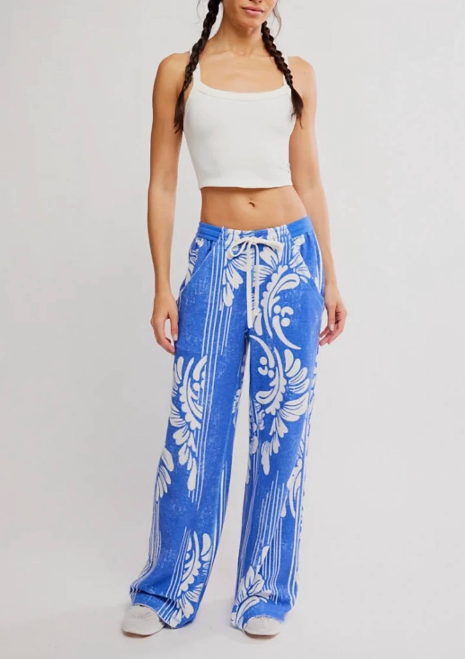 Free People - One Above Wide Leg French Terry Pant