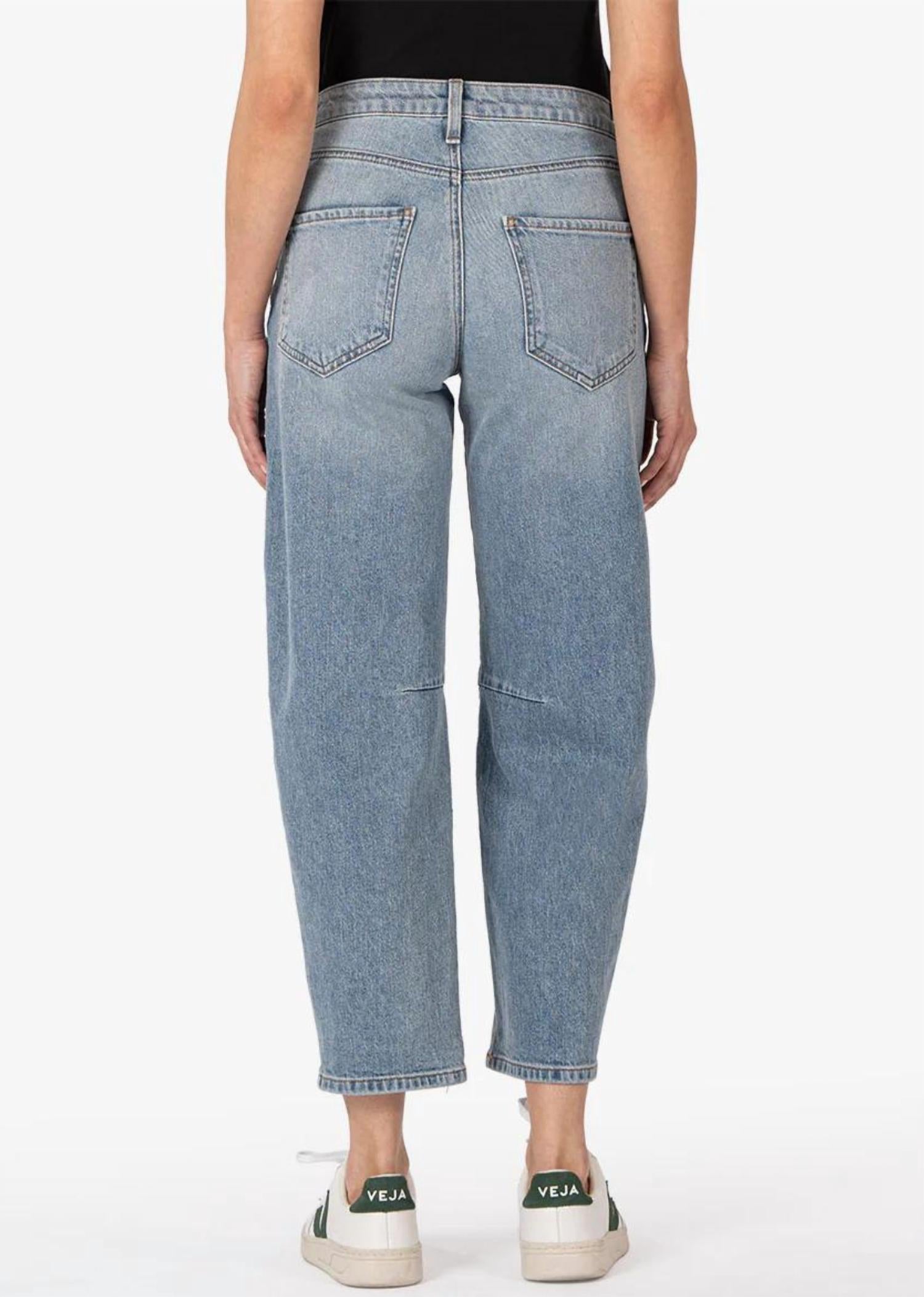 Kut From The Kloth - Ashley High Rise Slouchy Barrel Straight Leg Jean