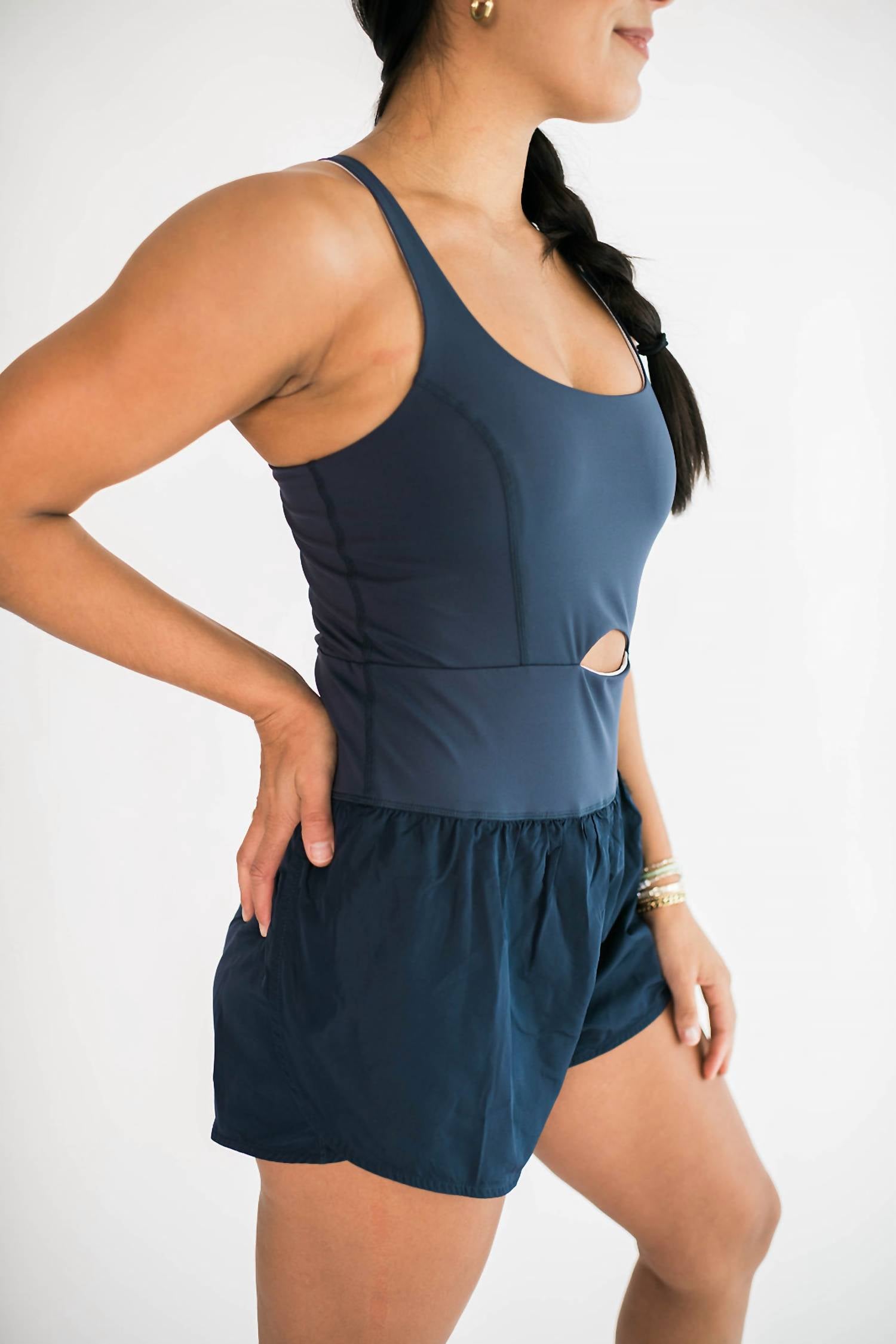 Falcon Park - Joy Cutout Athletic Romper