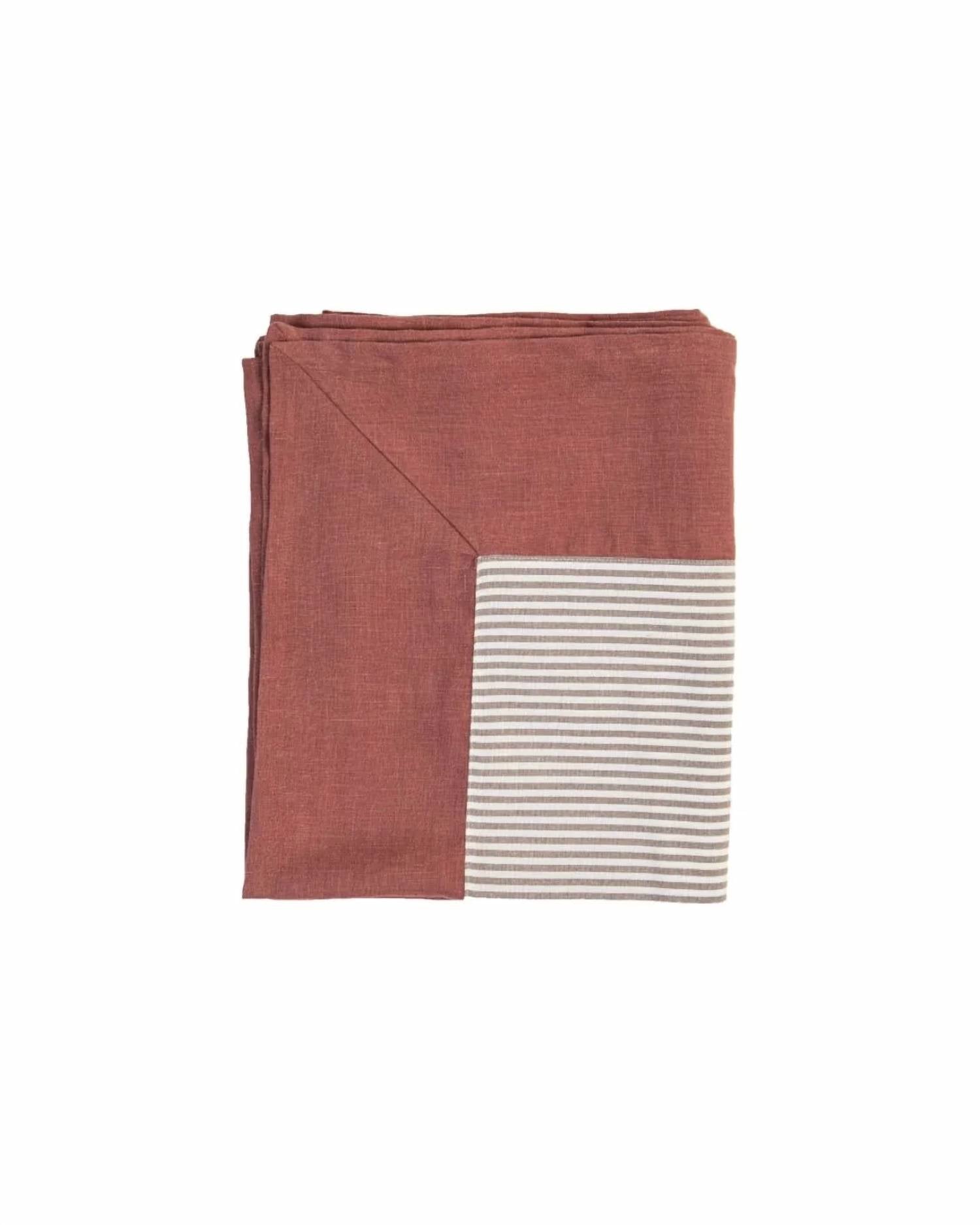 Borgo Delle Tovaglie - Stain Resistant Linen Bauhaus Tablecloth