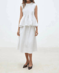 Suncoo - Faye Plain Midi Skirt