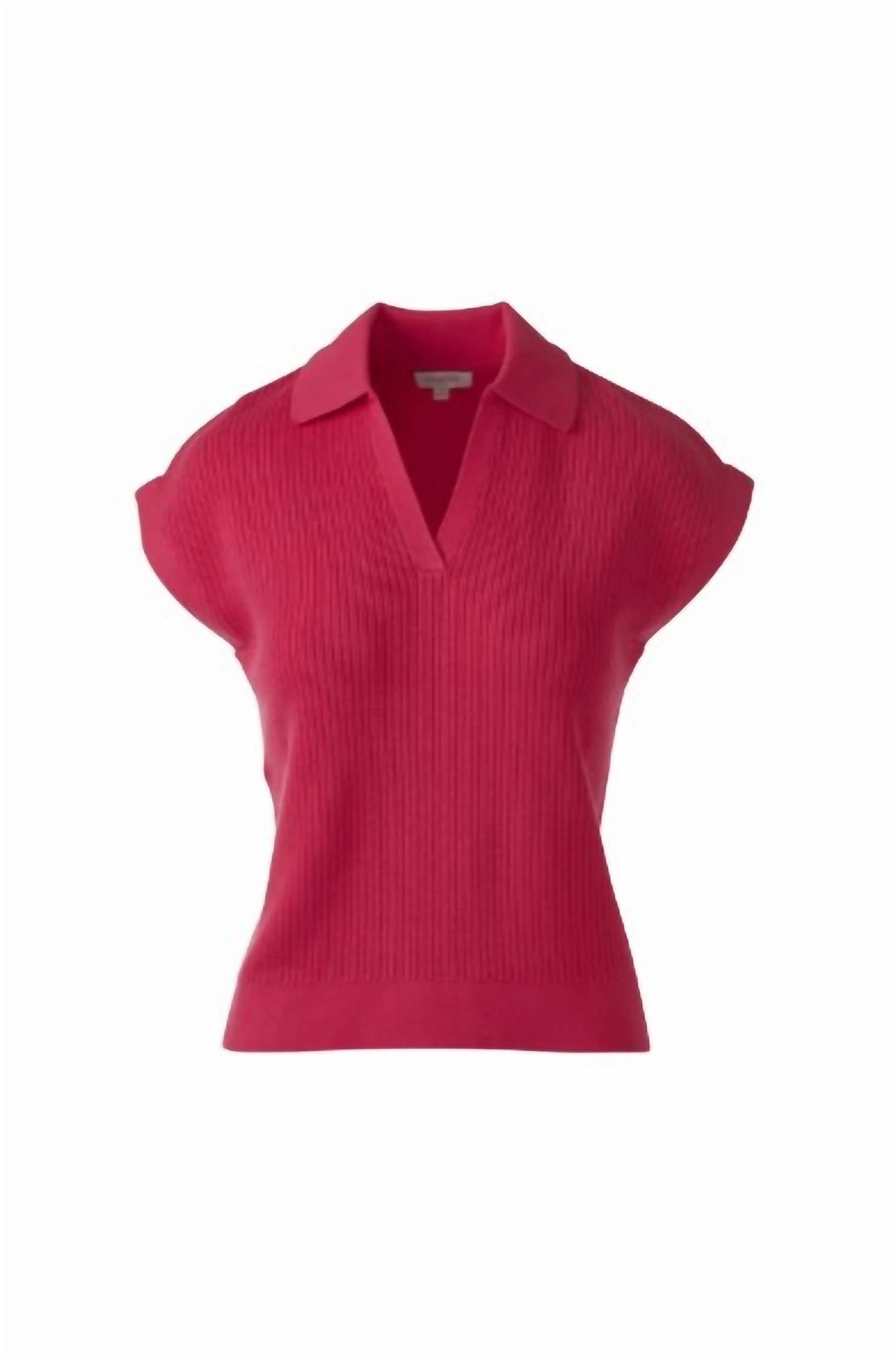 Kinross - Women's Rib Splitneck Polo