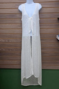 Shop Basic - Women's Sleeveless Tied Cover Up