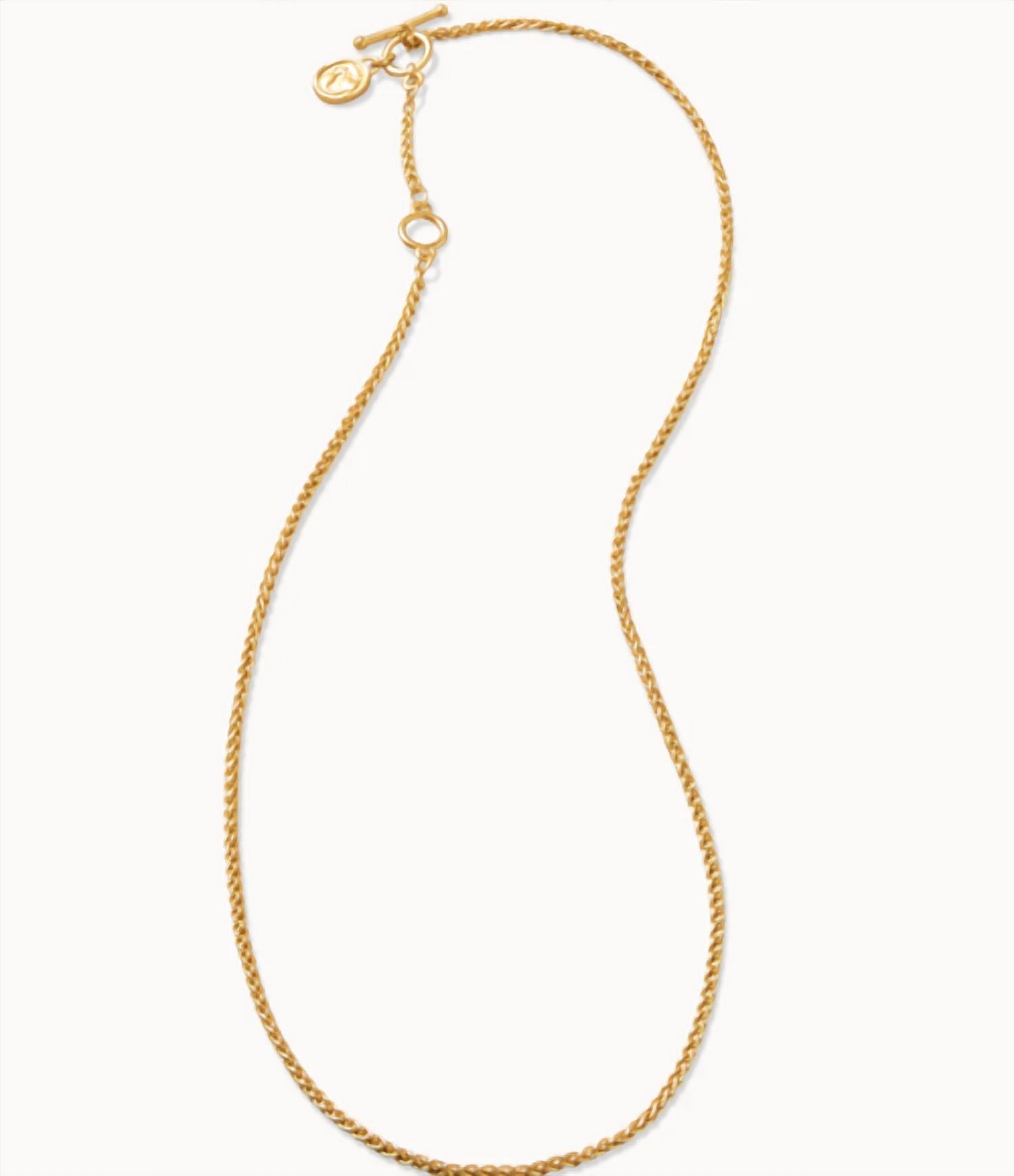 spartina 449 Toggle Charm Necklace Base in gold - women's jewelry