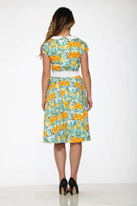 Orchid Bloom - Floral Swing Dress