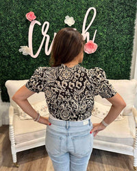 Elan - Poof Sleeve Blouse