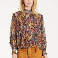 Dear John Denim - Everleigh Pleated Floral Long Sleeve Blouse