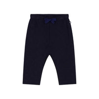 Petit Bateau Boy's Knitted Quilted Pants in navy - kids' joggers