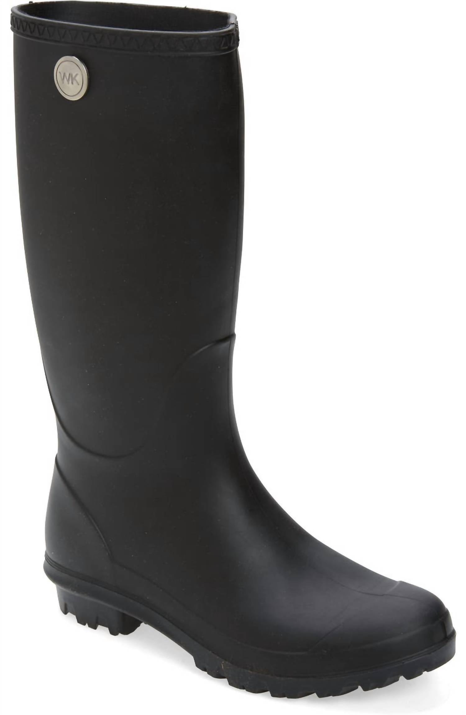 Wet Knot Women's Surrey Boot in black - women's shoe - detail view