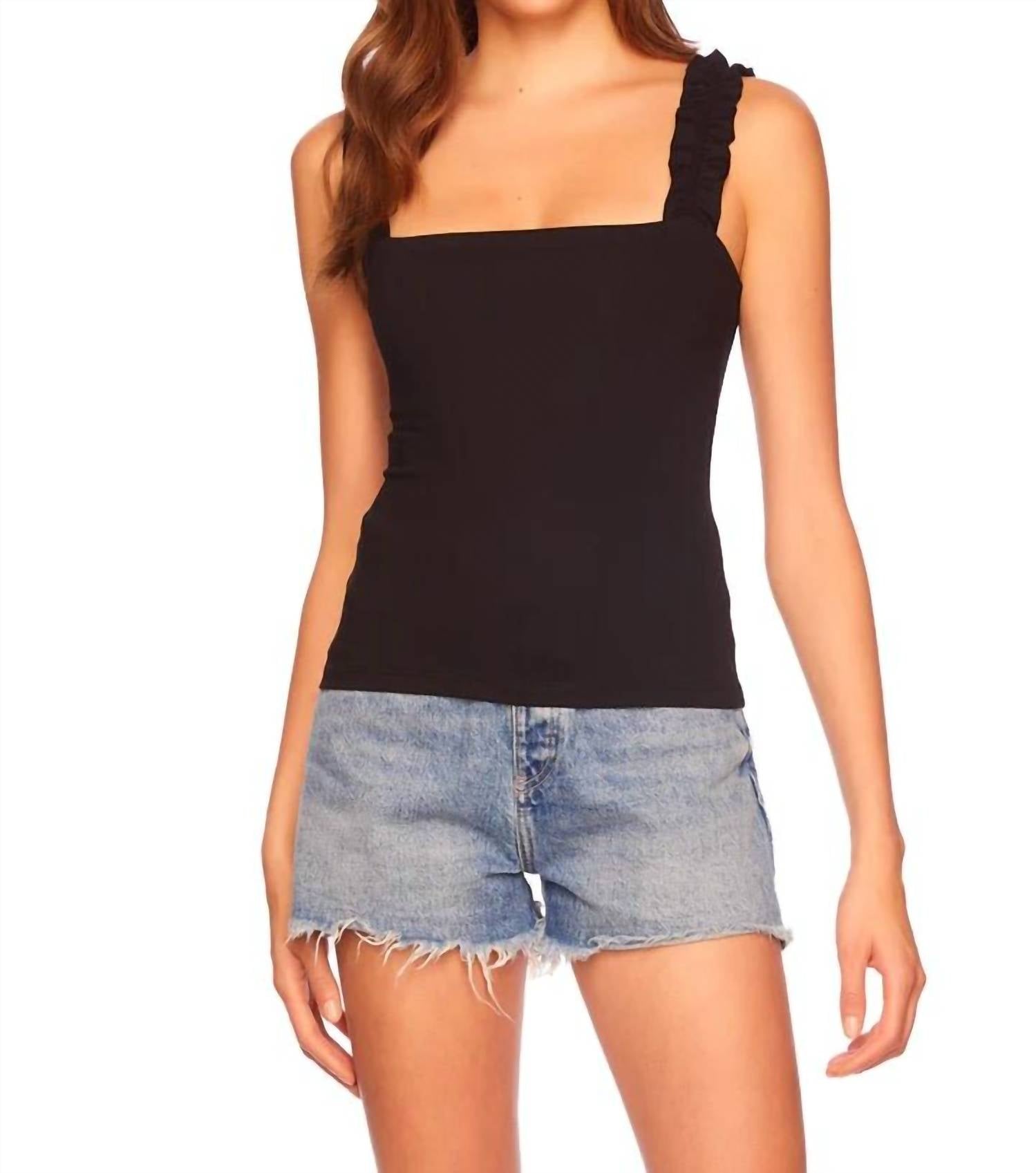 Susana Monaco - Ruffle Strap Top