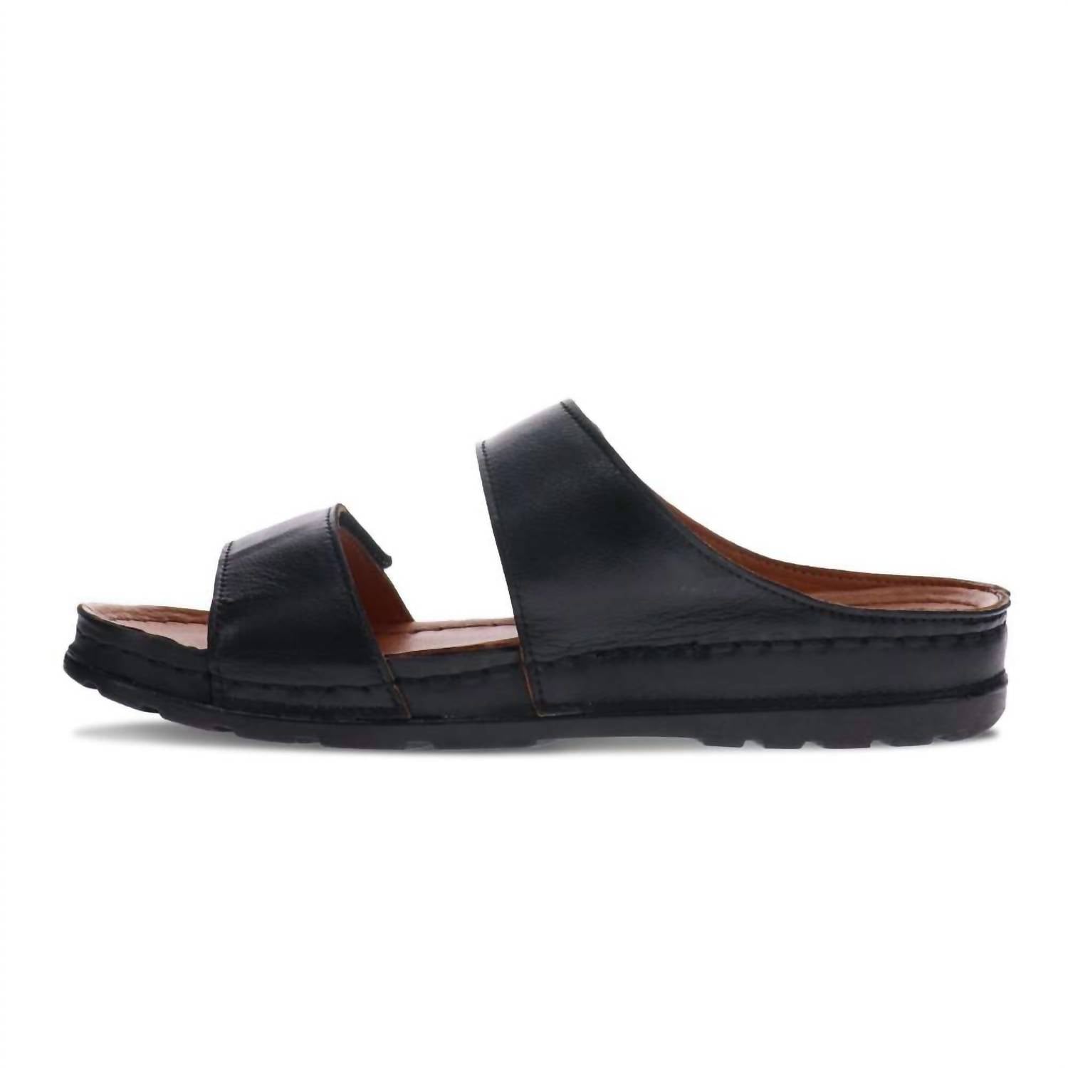 revere Women's Palma Sandals in black - women's sandal - detail view