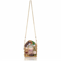 Mary Frances - Women's Country Beaded Wine Bottle And Glass Crossbody Bag
