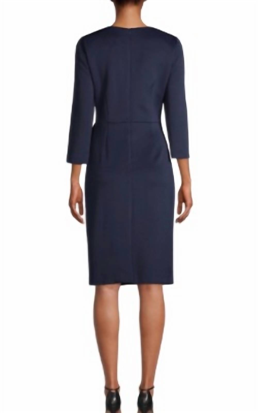 Eliza J - V Neck Midi Dress