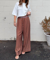 Thml - Alicia Wide Leg Polka Dot Pants