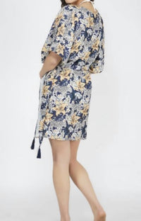 America & Beyond - Wild Flowers Kimono