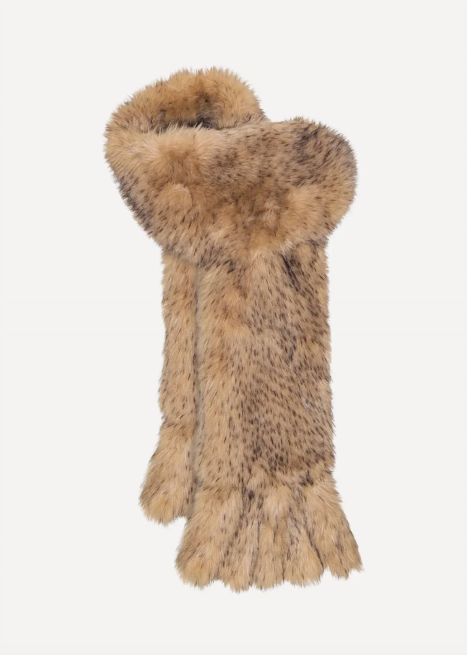 Rotate - Women's Faux Fur Scarf