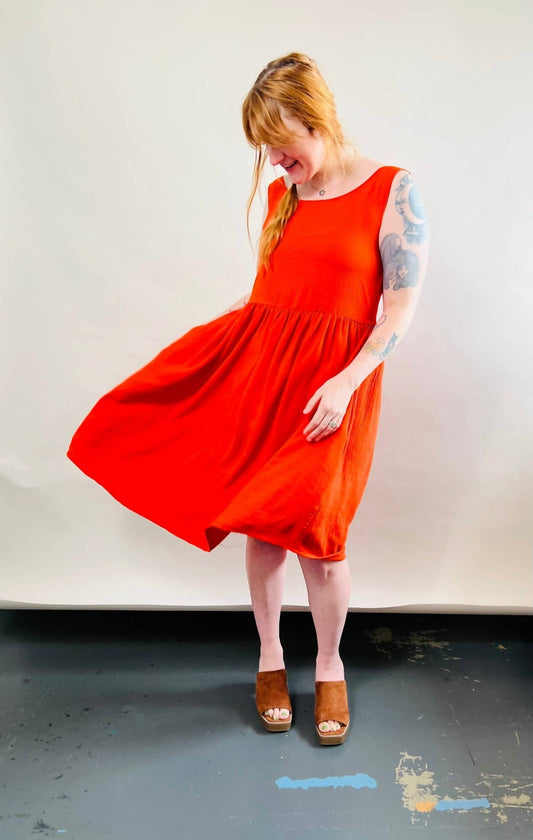 Altar - Meredith Classic Babydoll Midi Dress