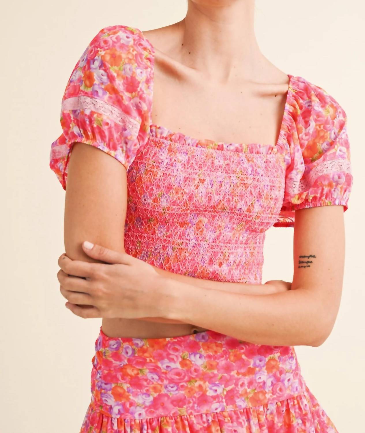 Reset By Jane - Isabel Smocked Bodice Top