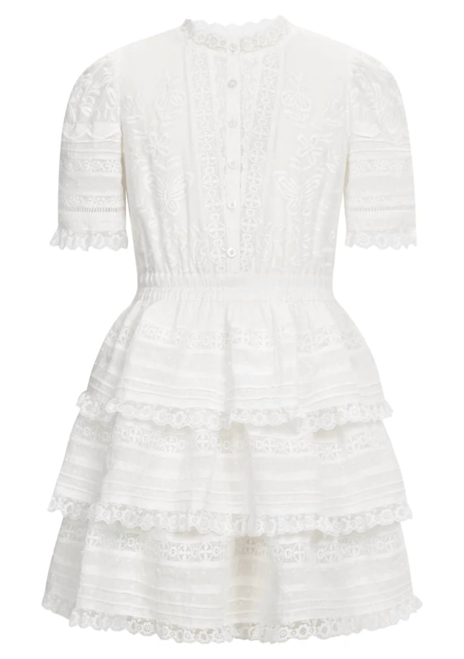Marlo - Betty Embroidered Mini Dress