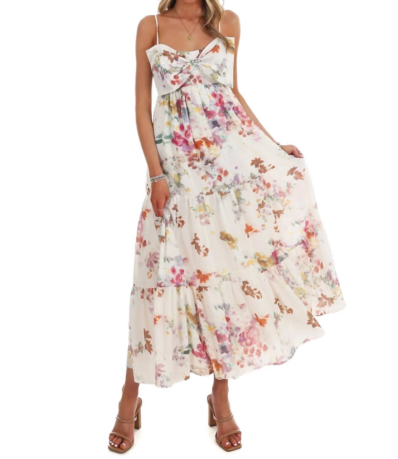 Storia - Women's Pretty In Petals Floral Maxi Dress
