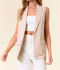 Doe And Rae - Chic Vest Blazer