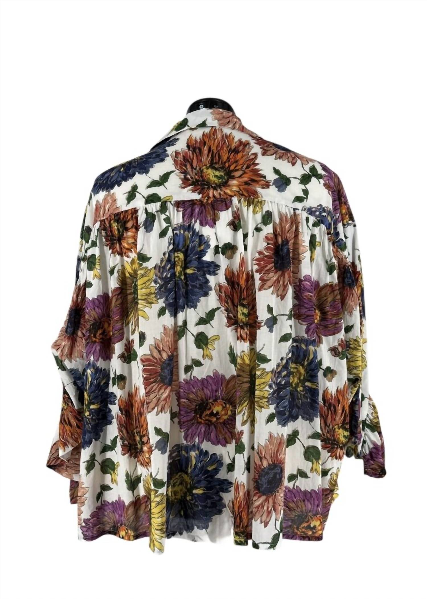 Trelise Cooper - Women's Hold Me Frill Me Sunflower Blouse