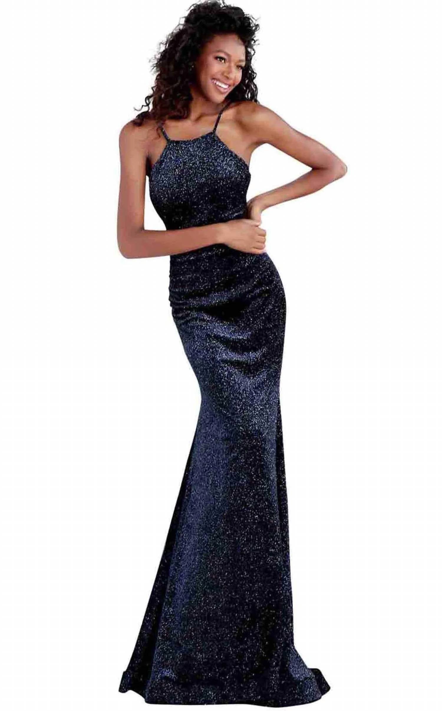 Jovani - Sleeveless Fitted Evening Gown