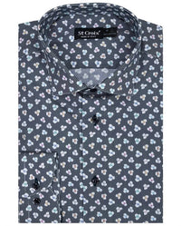 St. Croix - Men's 8236 Navy Mix Shirt