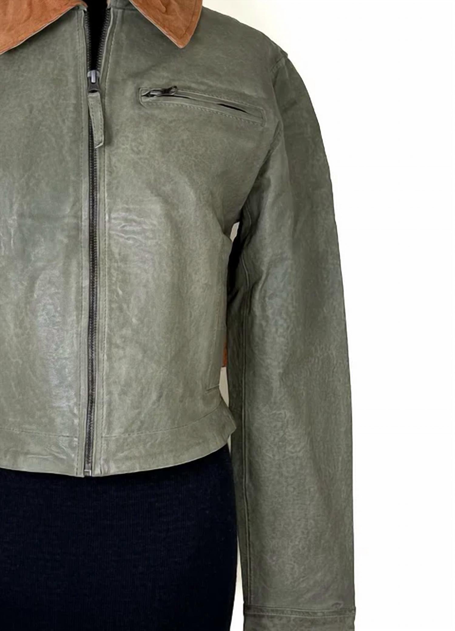 Jakett - Women's Moira Wrinkled Leather Jacket