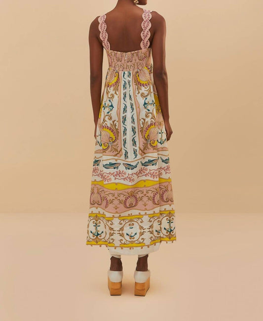 Farm Rio - Maritime Magic Sleeveless Maxi Dress