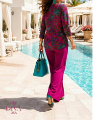 Diva Usa - Button Up Knit Top