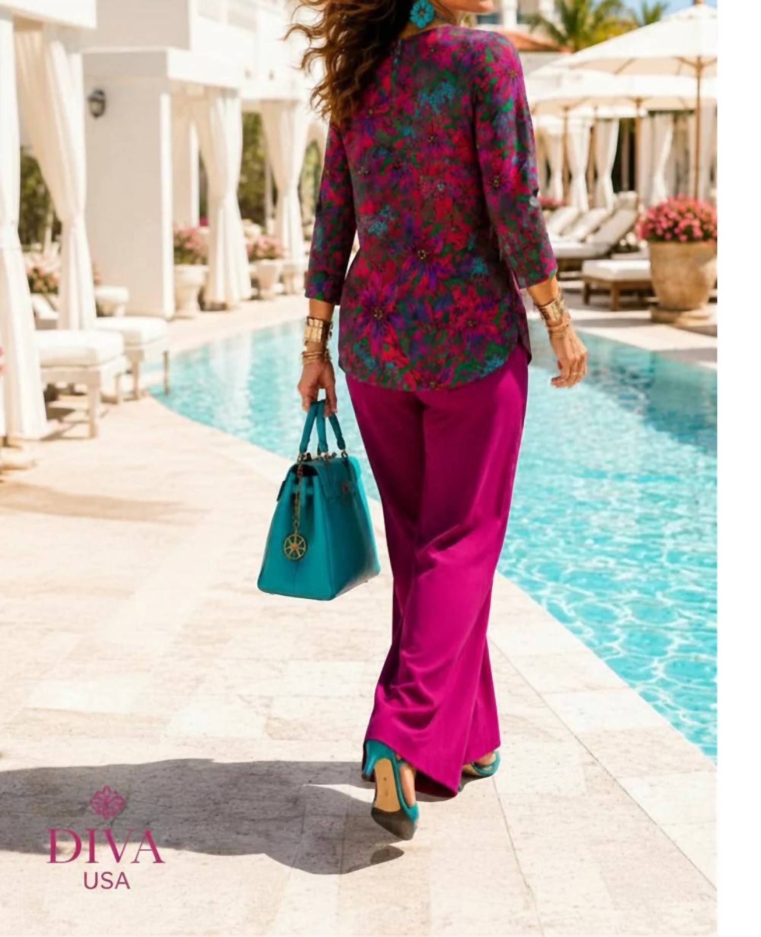 Diva Usa - Button Up Knit Top