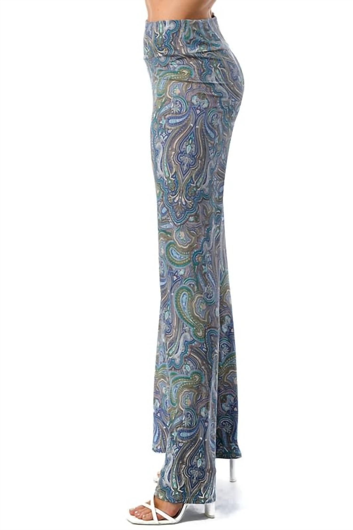 Ariella - Payton Paisley Plazzo Pant