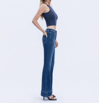 FLYING MONKEY Wells Flare Denim Jeans in luminous promise - women's jeans - view 7
