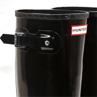 HUNTER Women's Original Tall Gloss Rain Boots in black - women's shoe - view 9