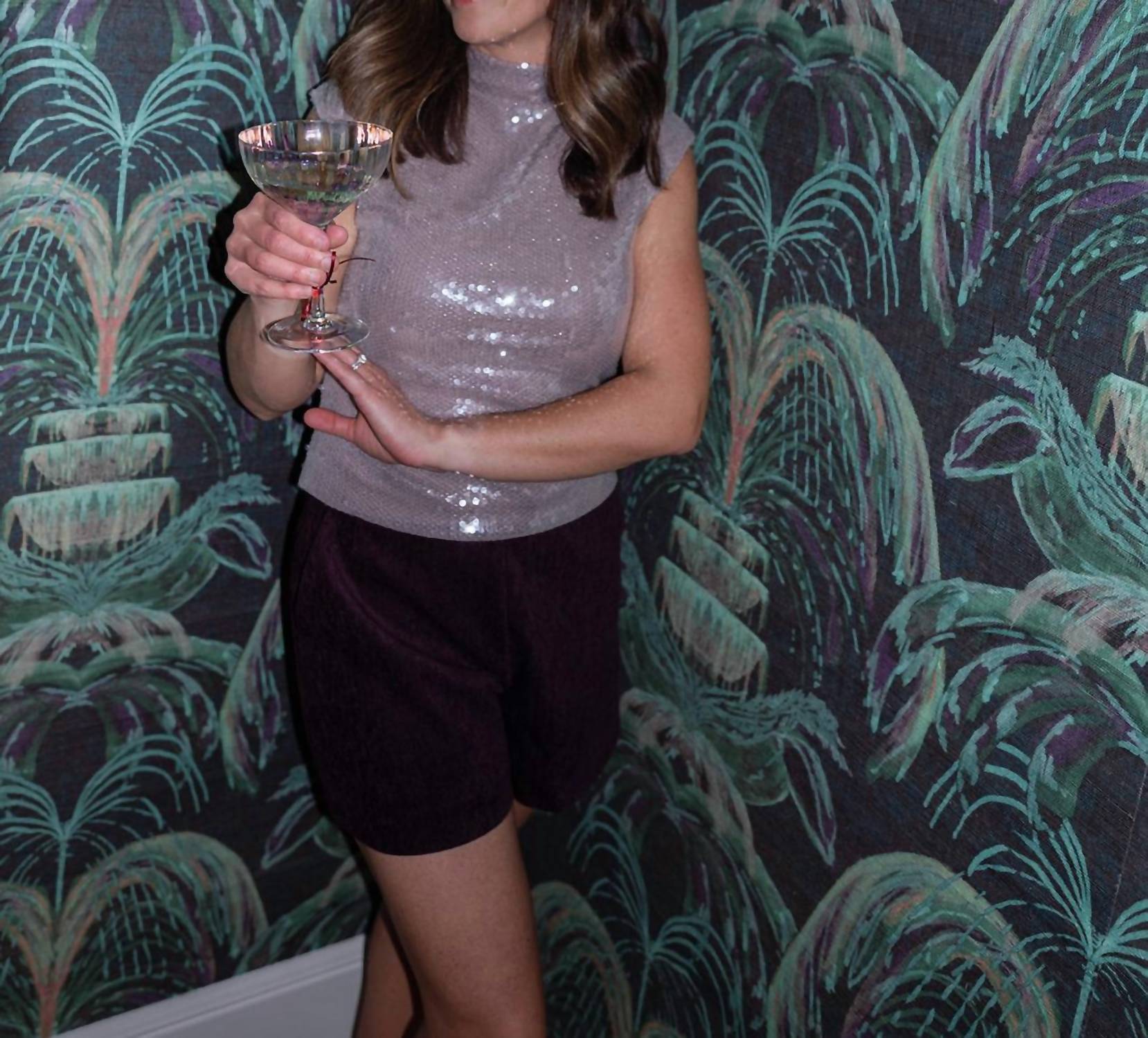 Elodie - Sabrina Sequin Top