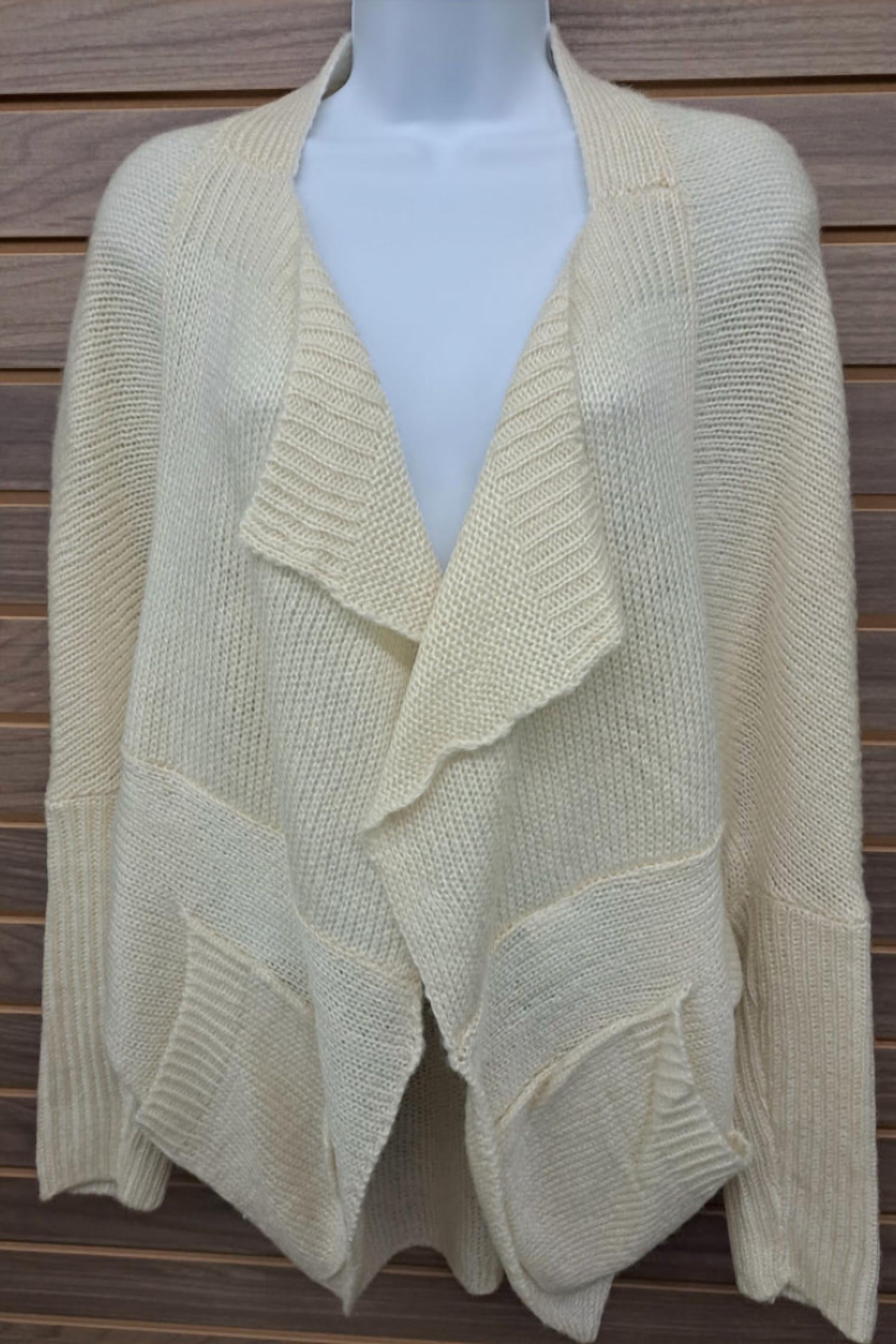 Llove - Women's Wrap Sweater Pockets