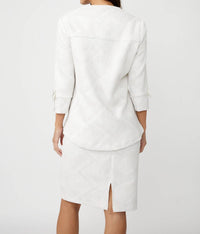 Frank Lyman - Textured Abstract Swing Jacket